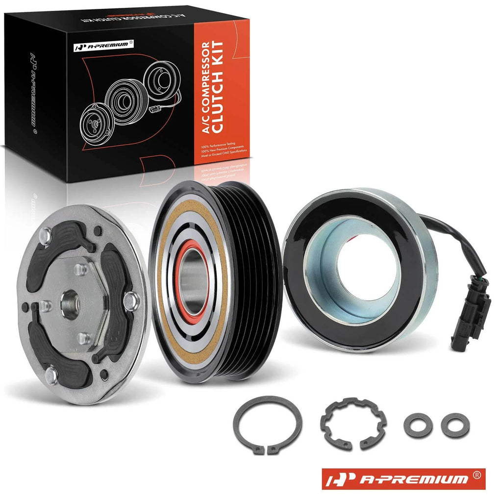 A/C Compressor Clutch Kit for Chevrolet Silverado 1500 GMC Sierra 1500 (2007–2013)