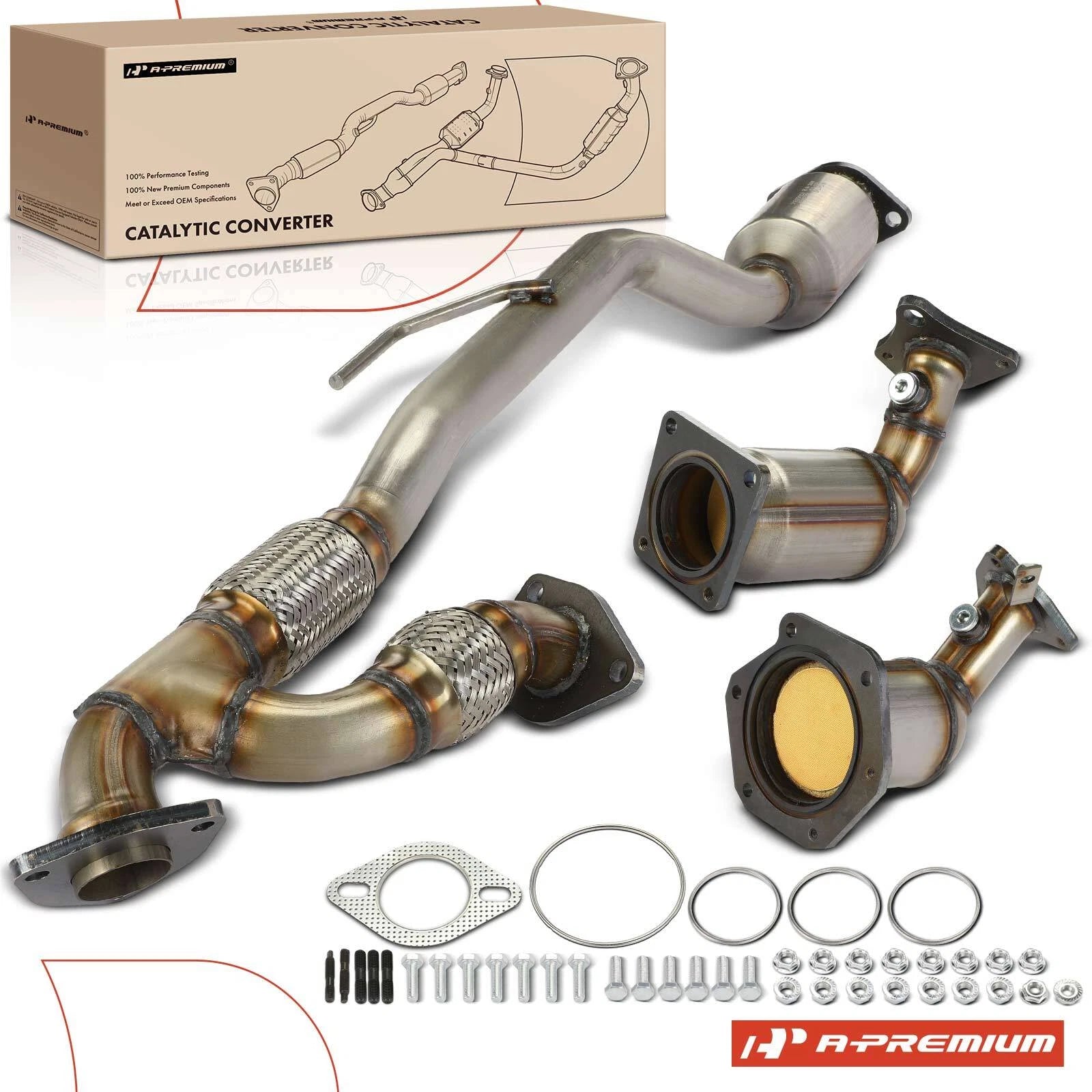 3X Catalytic Converter for Nissan Murano (2009–2017) 3.5L