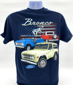 Bronco T-Shirt Navy Blue Replacement for Ford Bronco (2021–2024)