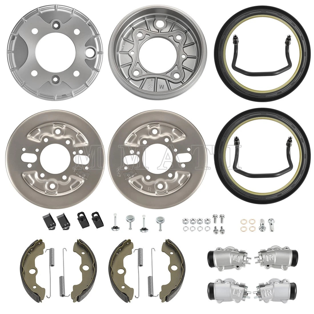 Front Brake Drum Shoes Kit for Honda Foreman 400 TRX400FW (1999–2001)
