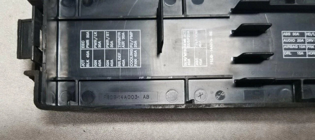 Fuse Relay Box Lid Cover for Ford Taurus Sable (1996–1999) F6DB14A003