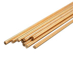 10pcs Gold Brass Rod Wires Electrodes for Welding Repair (10 Inches)