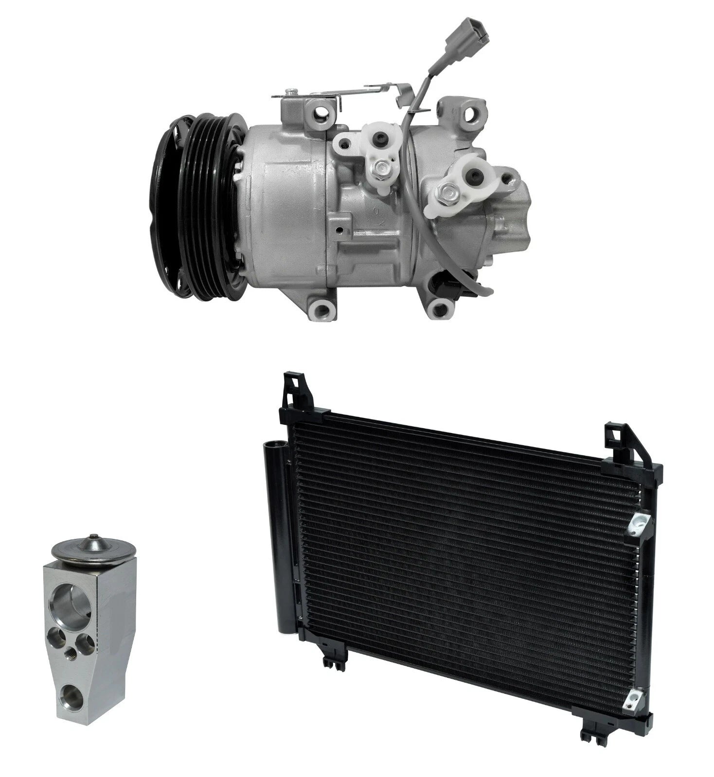 AC Compressor Kit With Condenser for Toyota Yaris 1.5L (2012–2013)