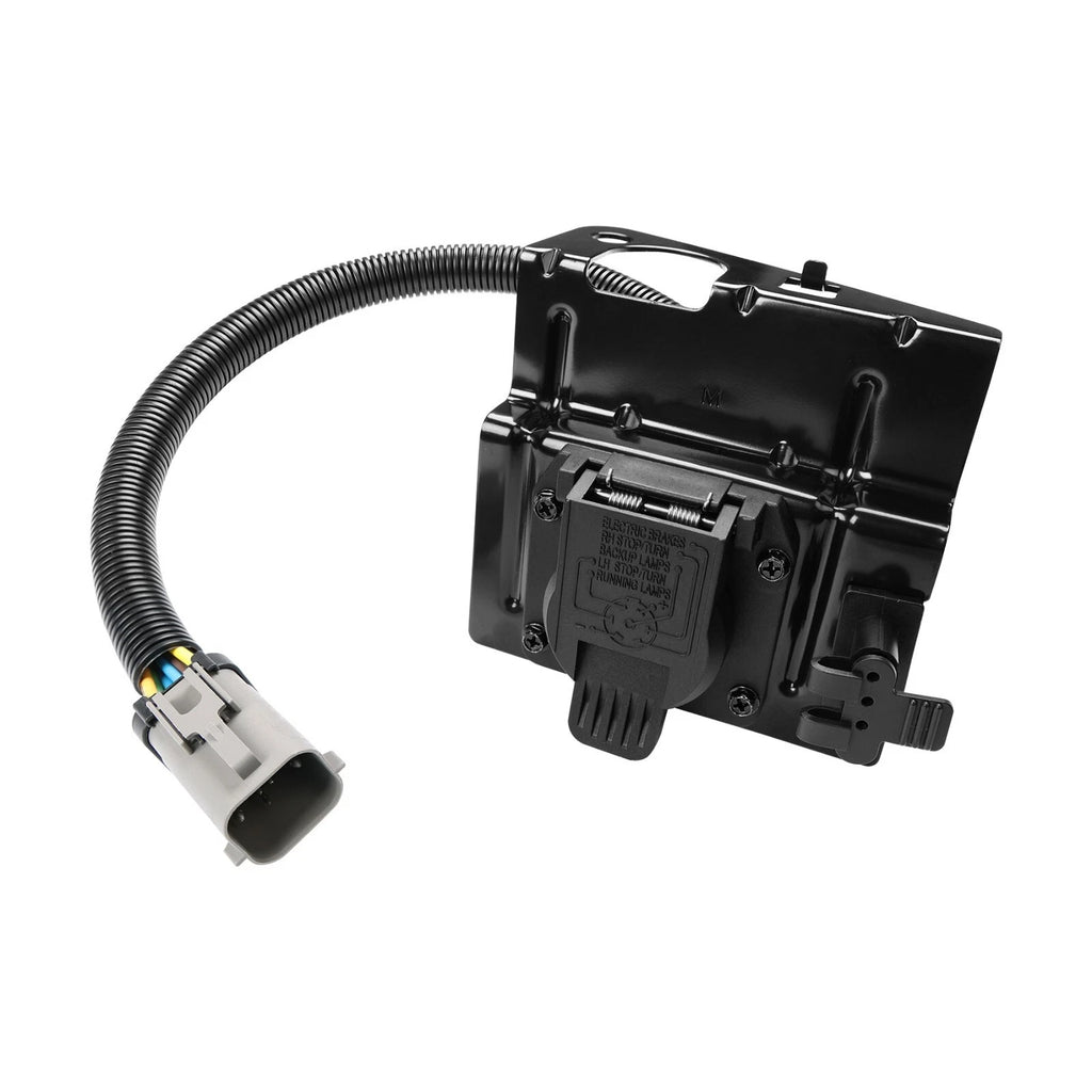 4 & 7 Pin Tow Trailer Hitch Wiring Plug Assembly for Ford F-250 F-350 (1999–2001)