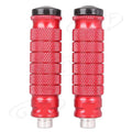 CNC Aluminum Universal Red Rearset Footrests Foot Pegs for Cars