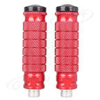 CNC Aluminum Universal Red Rearset Footrests Foot Pegs for Cars