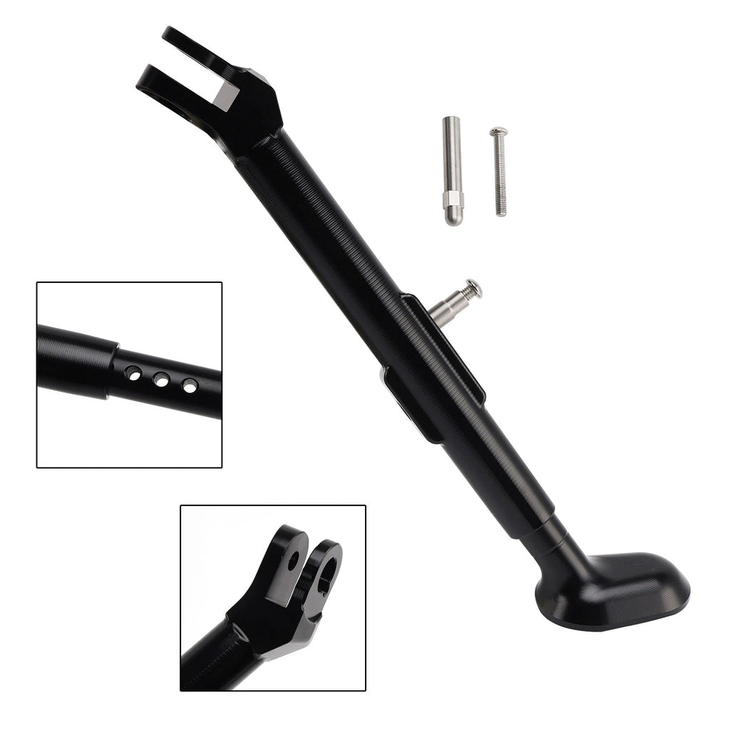 Adjustable Foot Side Stand Kickstand for Yamaha Tenere 700 (2019–2024) Black