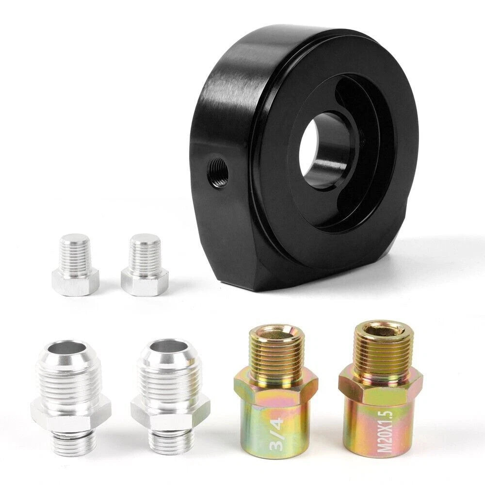 Oil Filter Cooler Sandwich Adapter for Universal Applications