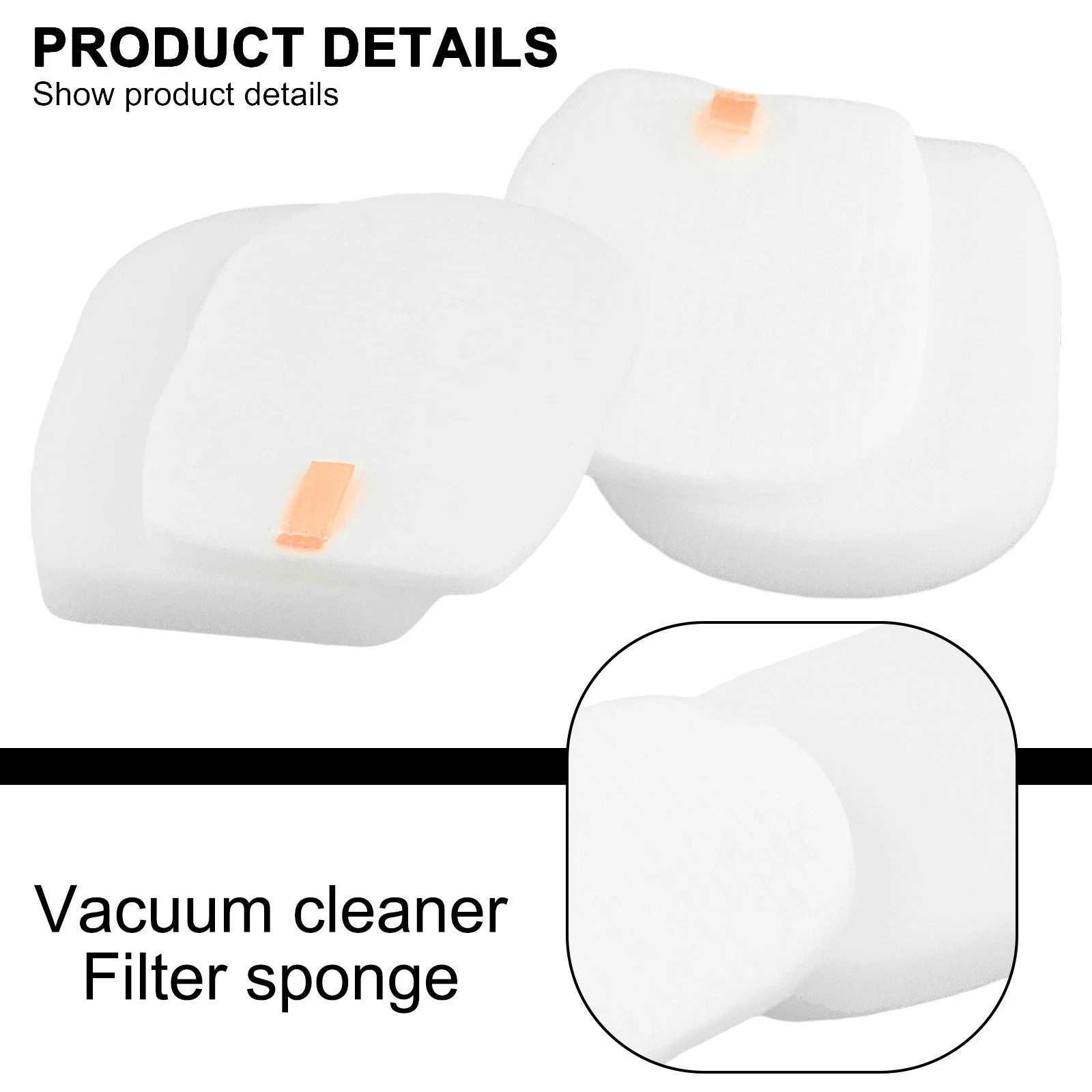 Replacement Foam Felt Filters for Shark IZ202UK IZ252UK IZ103UKGB (2019–2023)