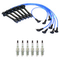 NGK 5mm Wire Set 6 Platinum Spark Plugs for Toyota Camry Lexus ES300 (1997–2001)