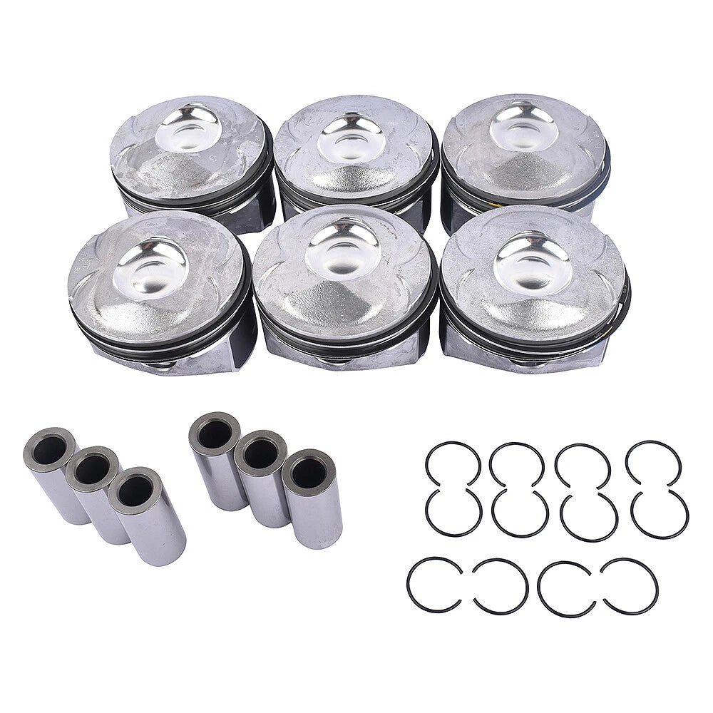 Set of 6 Engine Piston Rings for Land Rover Range Rover LR4 (2010–2012)
