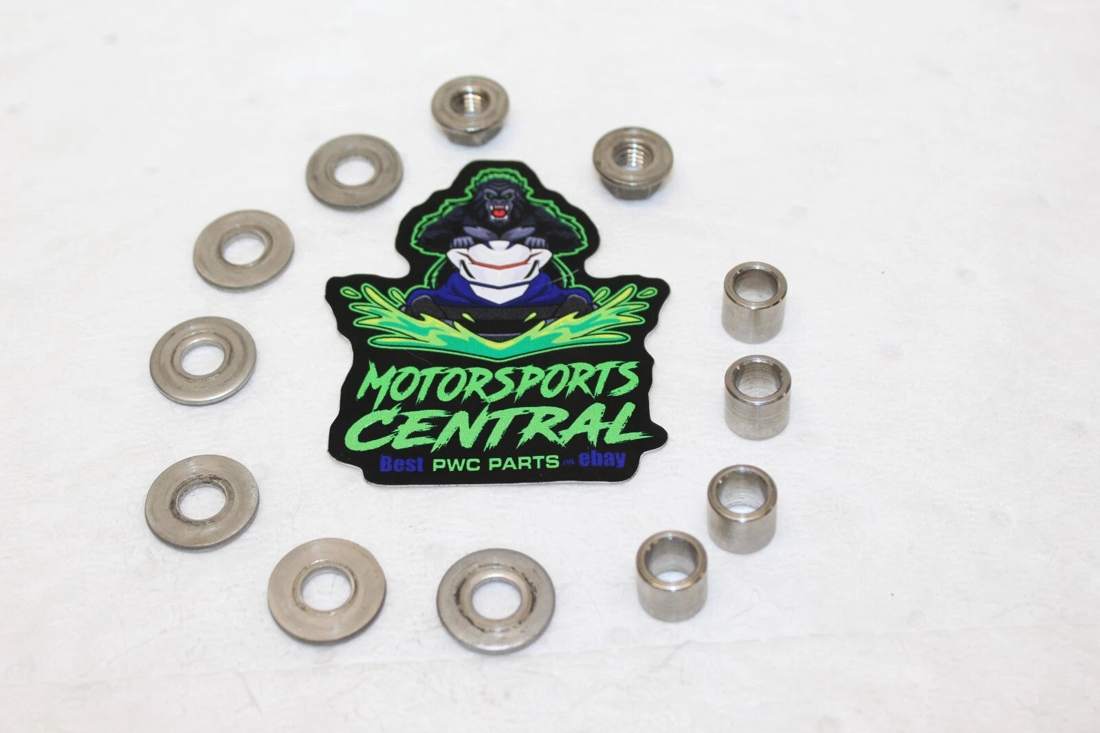 Set of 6 Washer Spacer Nuts (8mm) for Honda R12 F12 R12X F12X (OEM 90518-921-000)