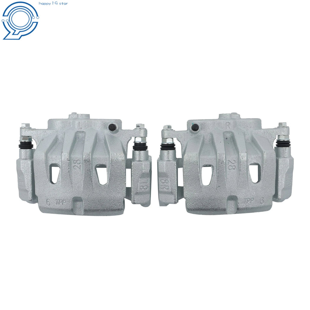 Set of 2 Front Brake Calipers w/ Bracket for Toyota Highlander (2010–2018)