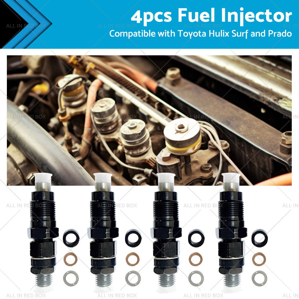 Diesel Fuel Injector for Toyota Hilux Surf Prado 1KZ-TE 3L (1996–2002) 23600-69165