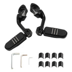Adjustable Foot Pegs Mounts for Honda BMW Norton Triumph (1-1/4 Inch)