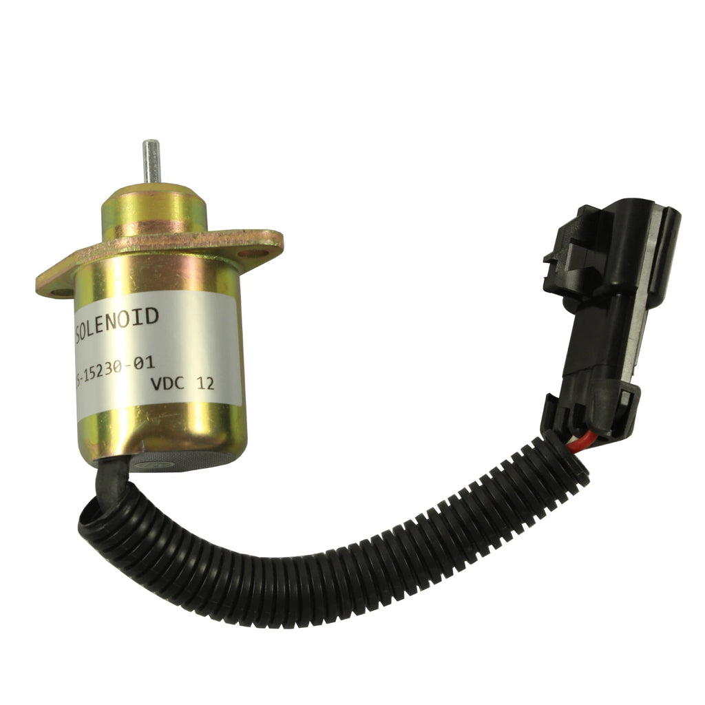 Fuel Shut Off Stop Solenoid for Kubota R90