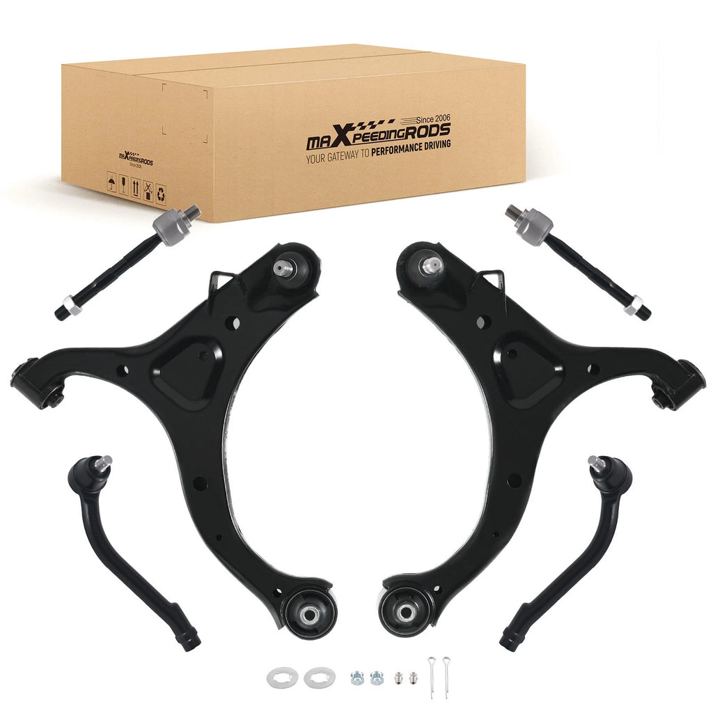 Front Lower Suspension Control Arms Tie Rod Ends for Kia Sorento (2011–2013)