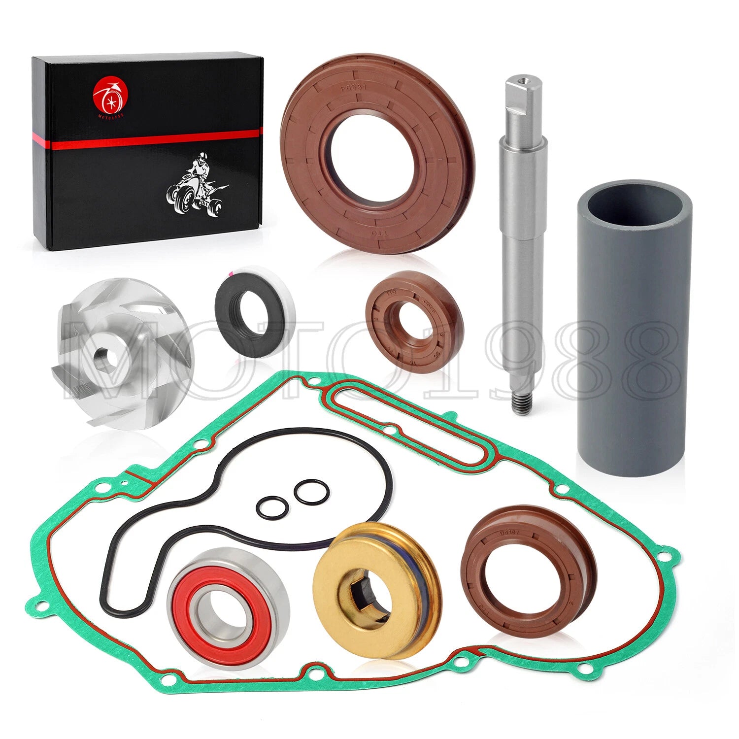 Water Pump Seals Impeller Rebuild Kit for Polaris Ranger RZR Sportsman (700–800)