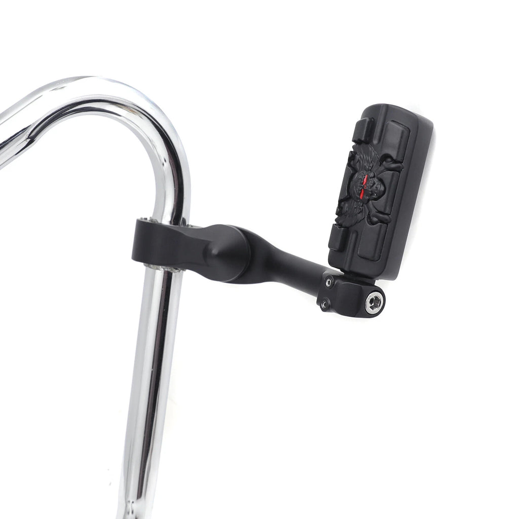 Foot Peg Kit for Harley Fat Boy (2000–2023) - 5" Long, 1.25" Engine Guard