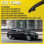 Exterior Door Handle Set of 2 for Hyundai Accent (2012–2017) EXV
