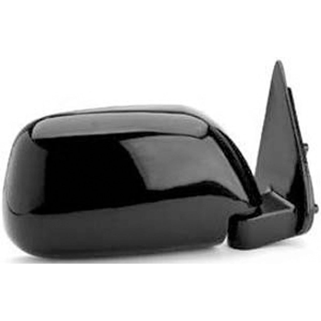 Replacement Black Passenger Side Manual Door Mirror w/Single Glass
