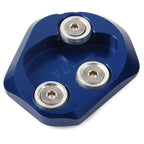 Blue Kickstand Side Stand Plate Extension Pad for YAMAHA YZF-R6 (2017-2018)