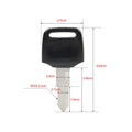 Uncut Blade Blank Key for Honda Dio 56 57 Z4 125 WH110 Scooter