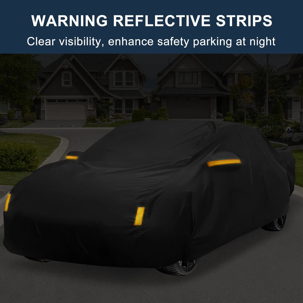 Waterproof Car Cover with Driver Door Zipper for Honda Accord 