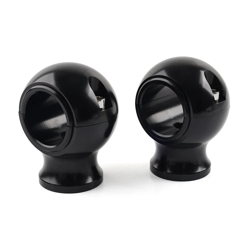 32mm 1.25" Fat Handlebar Risers Clamp Black for Harley Touring
