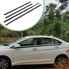 Set of 4 Weatherstrip Window Trim Seal Belt for Honda Civic 