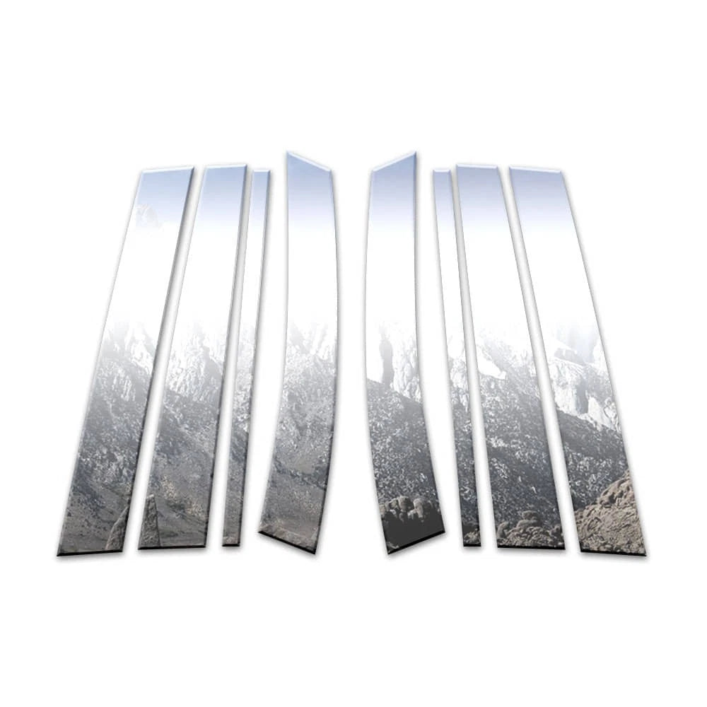 Diamond Grade 8pc Stainless Steel Pillar Post Covers for 2003-2015 Volvo XC90