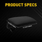 Black Leather Armrest Center Console Lid for Audi A3 8P (2003-2012)
