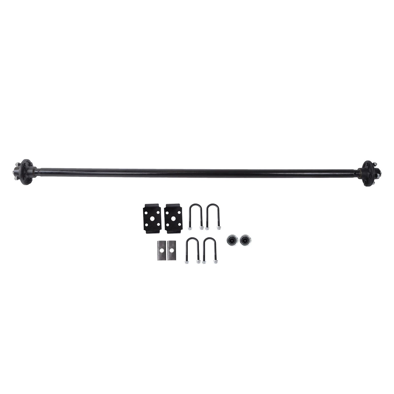 2000 lbs Trailer Axle for Boat RV Utility 4 Lug (44"~72" Hub Face)