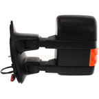 Tow Mirror for Ford F-250 Super Duty (2009–2010) Left Side Power Heated