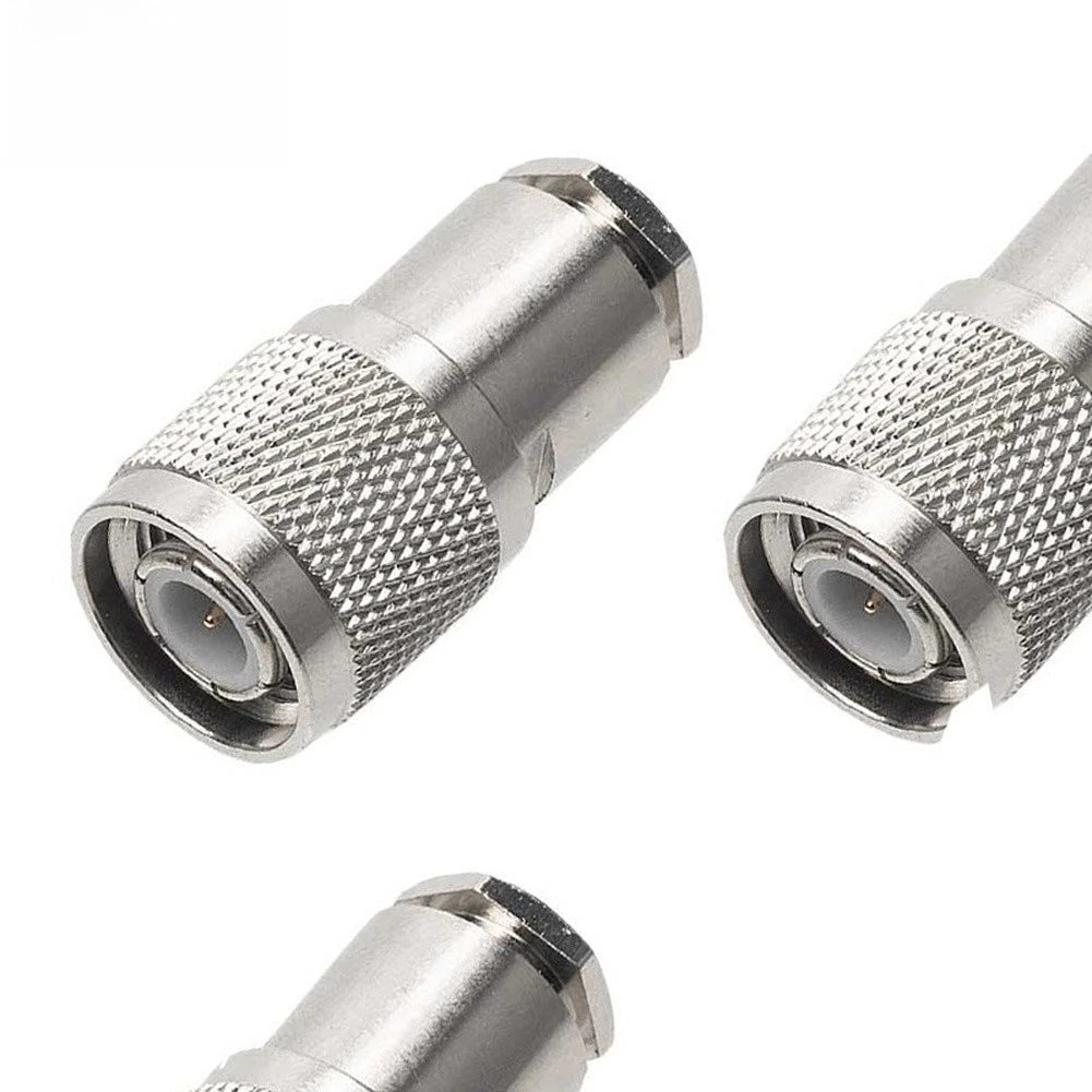 TNC Male Connector Straight for Reliable RF Coaxial Cable Connections (50 Ohm)
