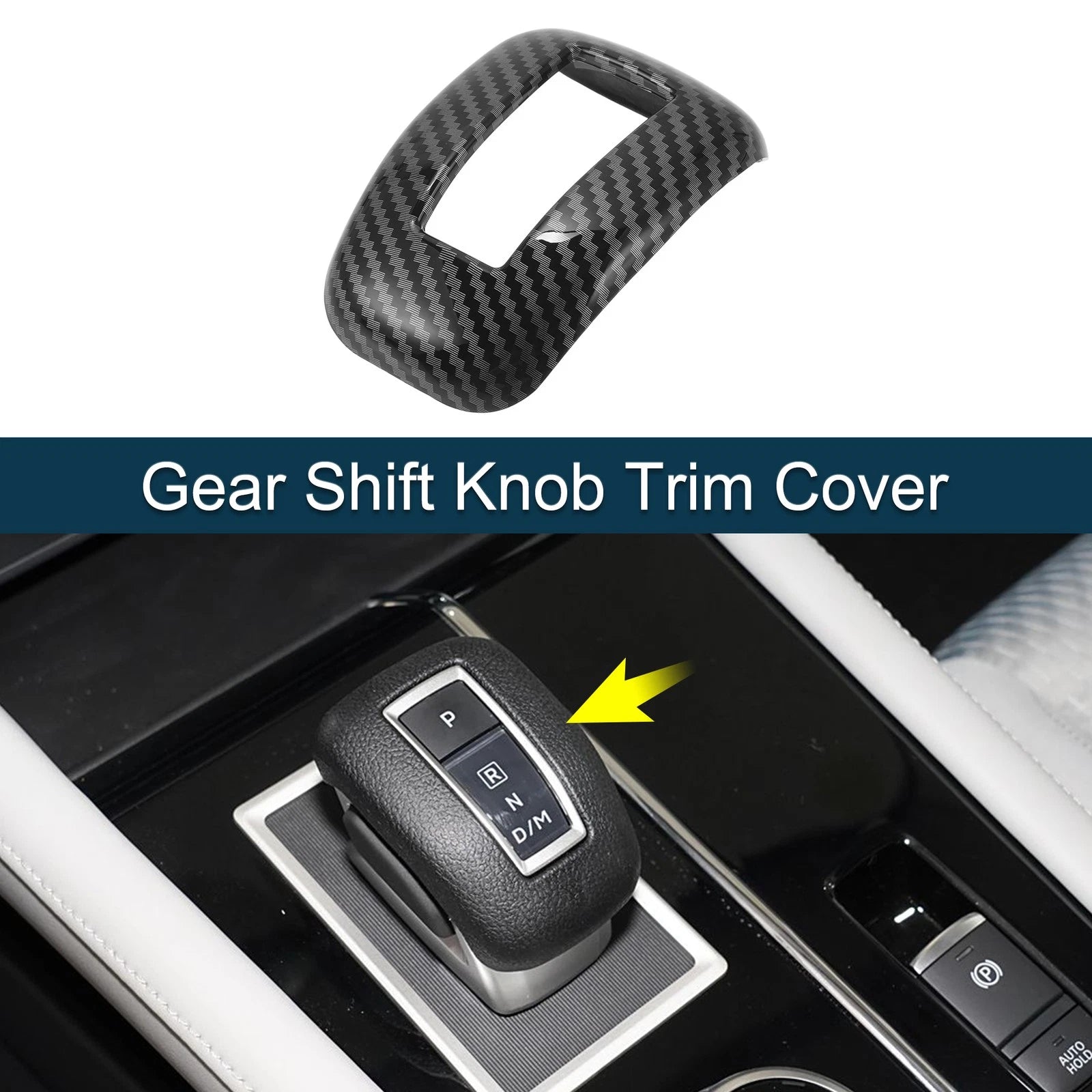 ABS Gear Shift Knob Cover Sticker for Mitsubishi Outlander (2022–2024)