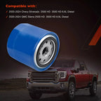 6X PF26 Oil Filter for 2010-2024 Chevy Silverado GMC Sierra 2500 3500 HD