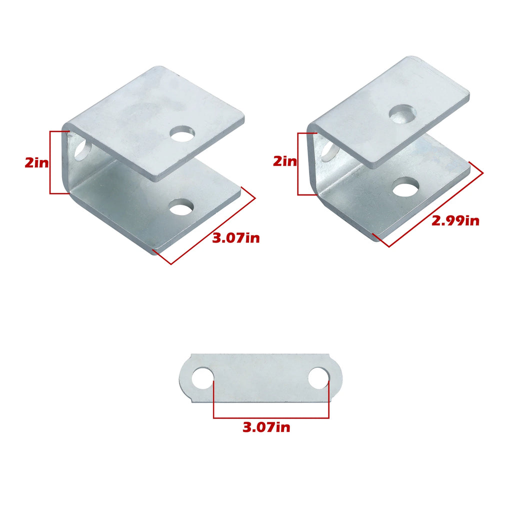 Leaf Spring Hanger Kit for Trailer Single Axle