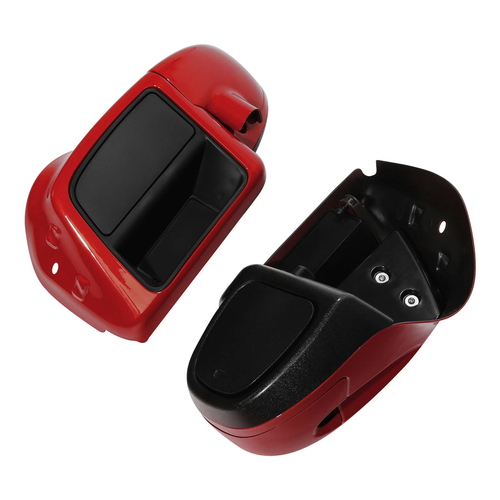 Lower Vented Fairings for Harley Davidson Touring Glide (2014–2024) Wicked Red