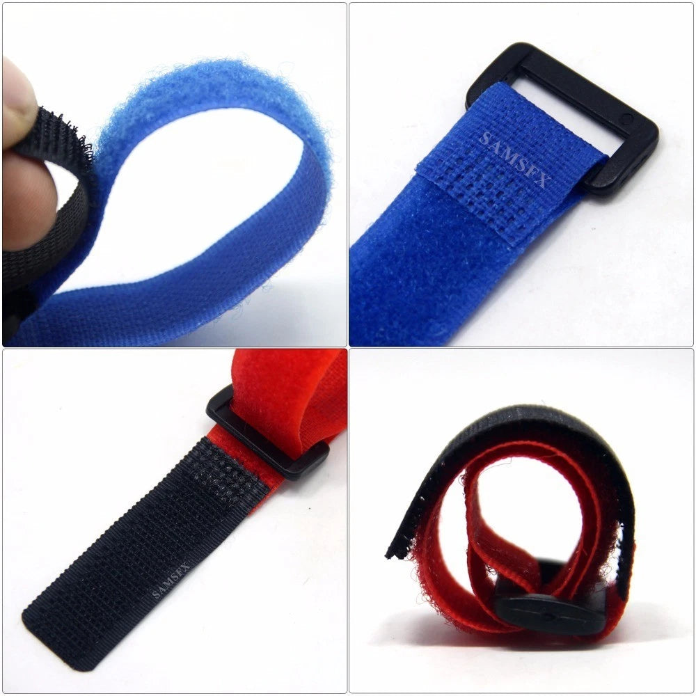 Fishing Rod Fastener Strap Set of 2 (20 cm) Loop and Hook Tape