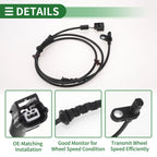 ABS Wheel Speed Sensor No. 47900JX00A for Nissan NV200 (2013–2020)