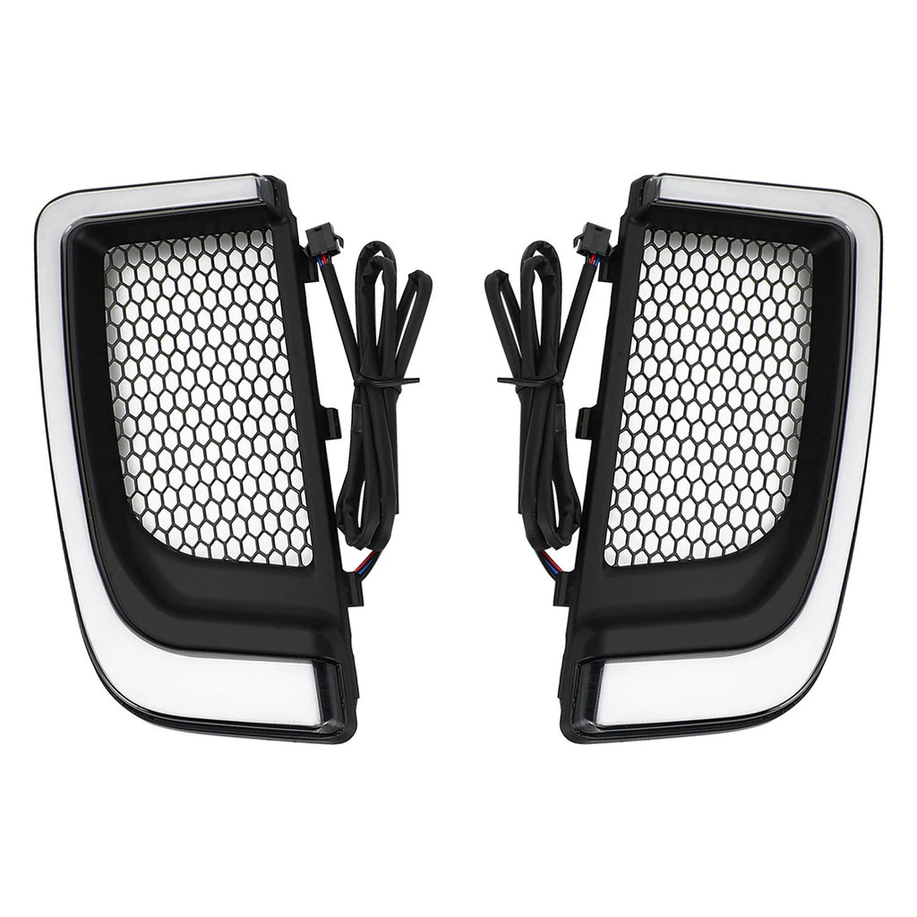 Tracer LED Lower Fairing Grills Lights for Electra FLH/T Road Glide (N/A)
