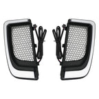 Tracer LED Lower Fairing Grills Lights for Electra FLH/T Road Glide (N/A)