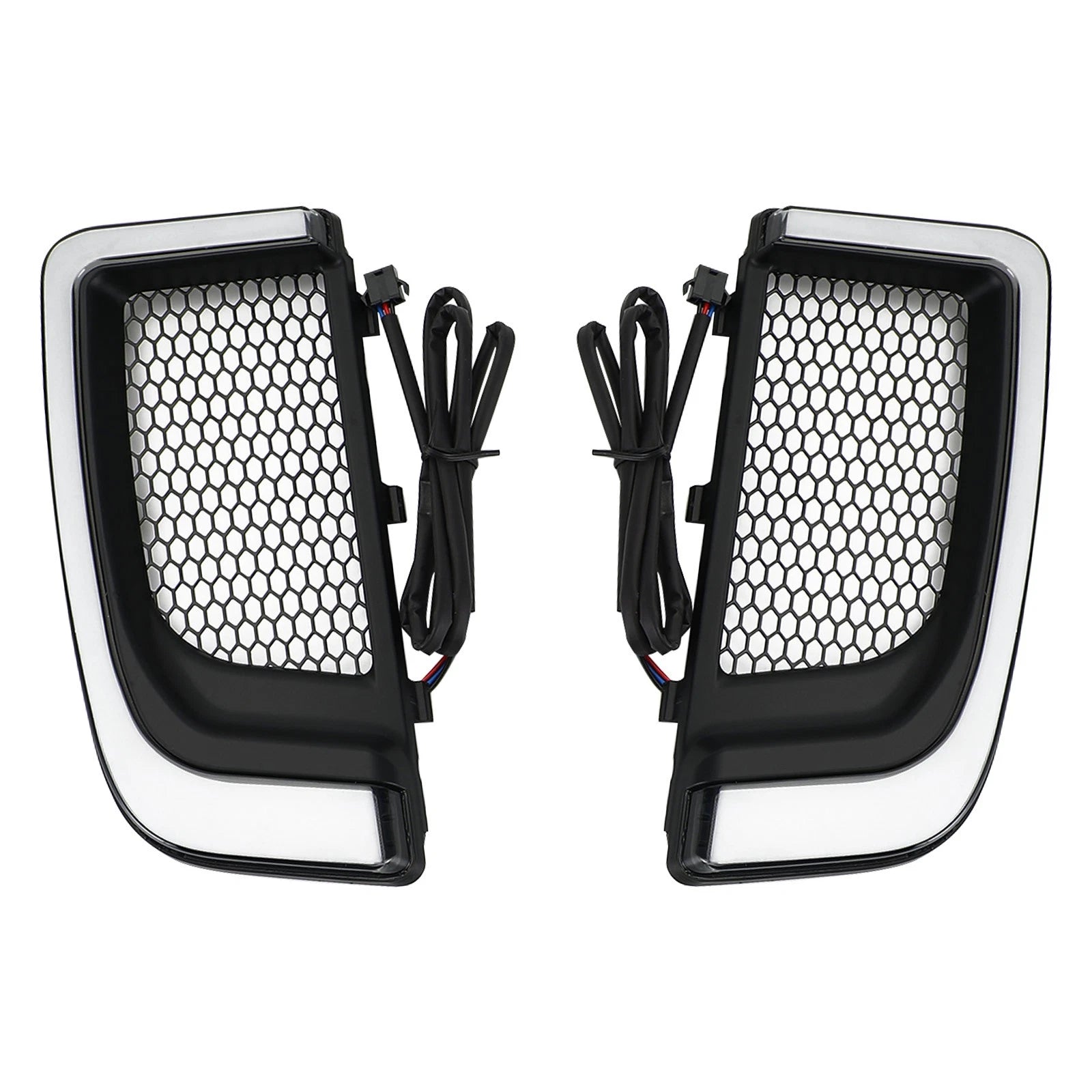 Tracer LED Lower Fairing Grills Lights for Electra FLH/T Road Glide (N/A)