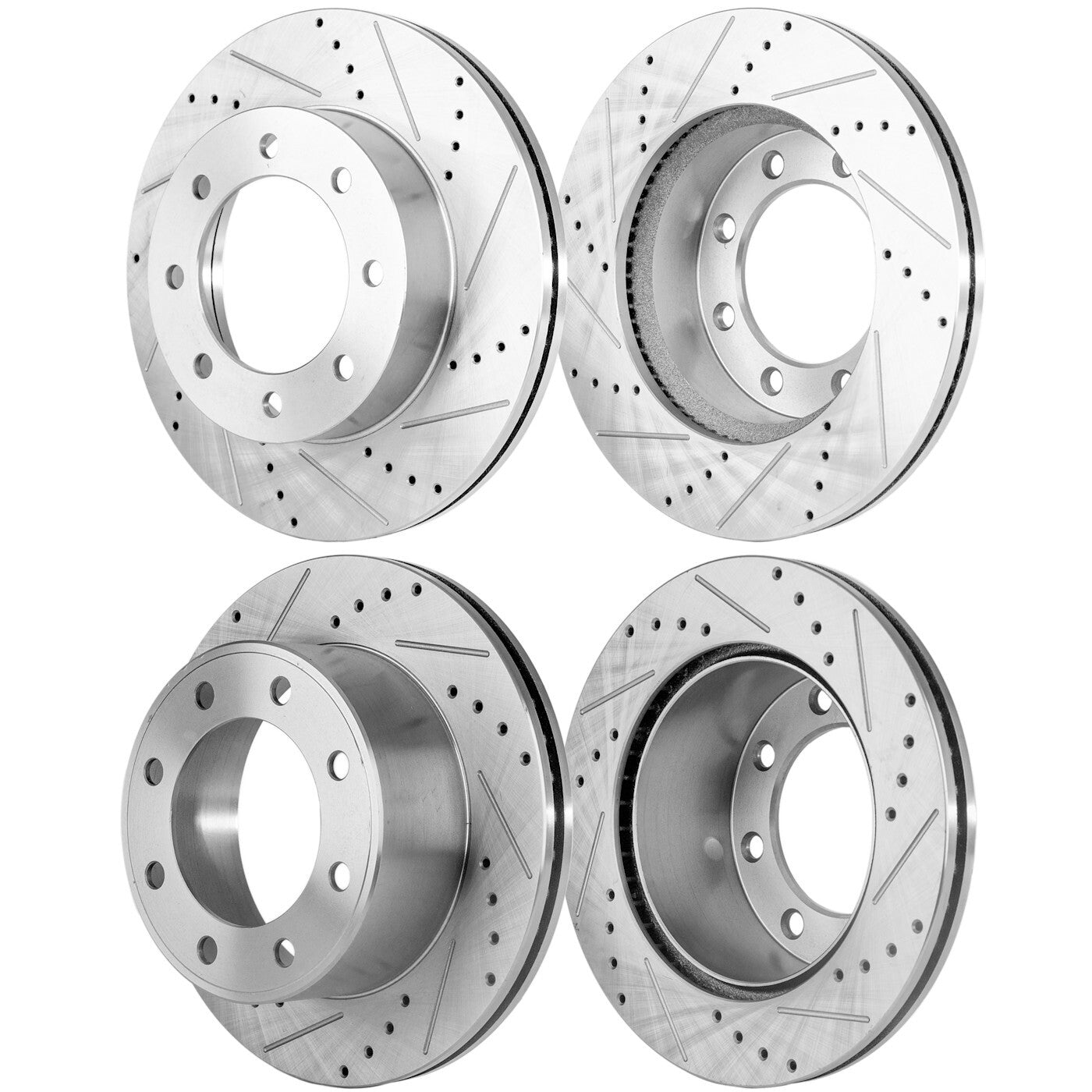 Brake Disc Set for Ford F-250 Super Duty (2012) Cross-drilled 4WD