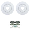 Bosch Front Quietcast Rotors & Blue Ceramic Disc Brake Pad Kit for Lexus HS250h (2010–2012)
