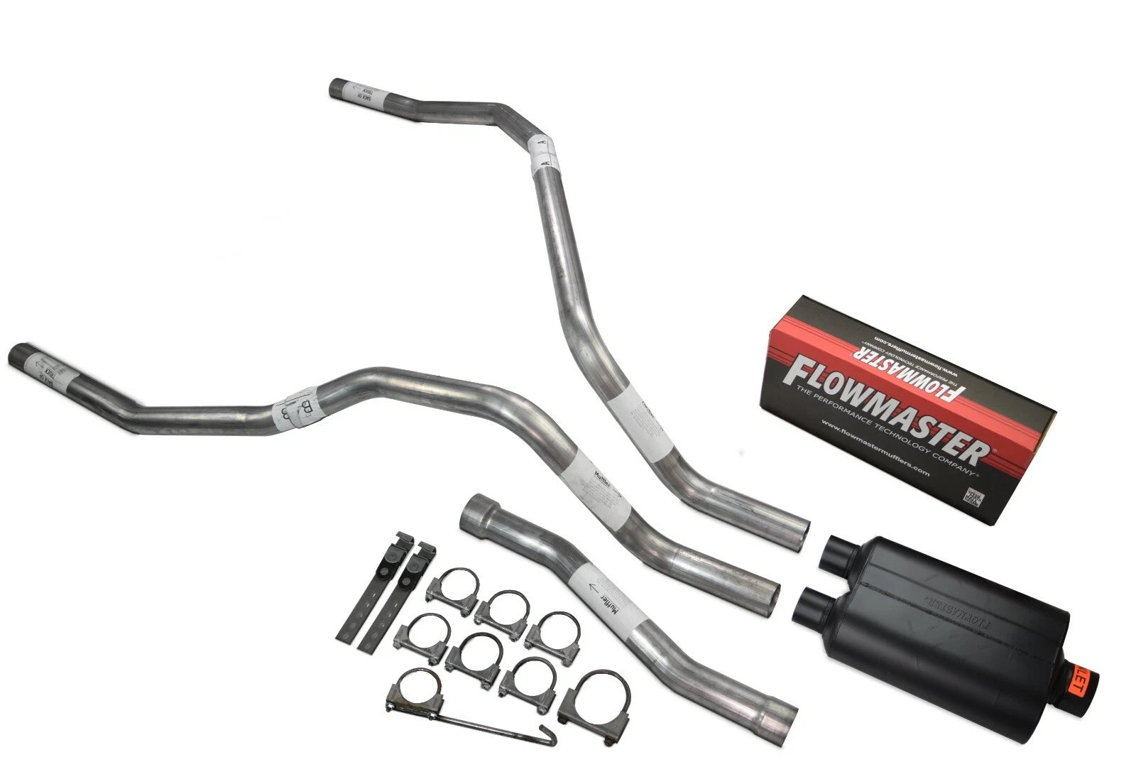 Dual Exhaust 2.5" Flowmaster Super 40 for Nissan Titan (2004–2006)