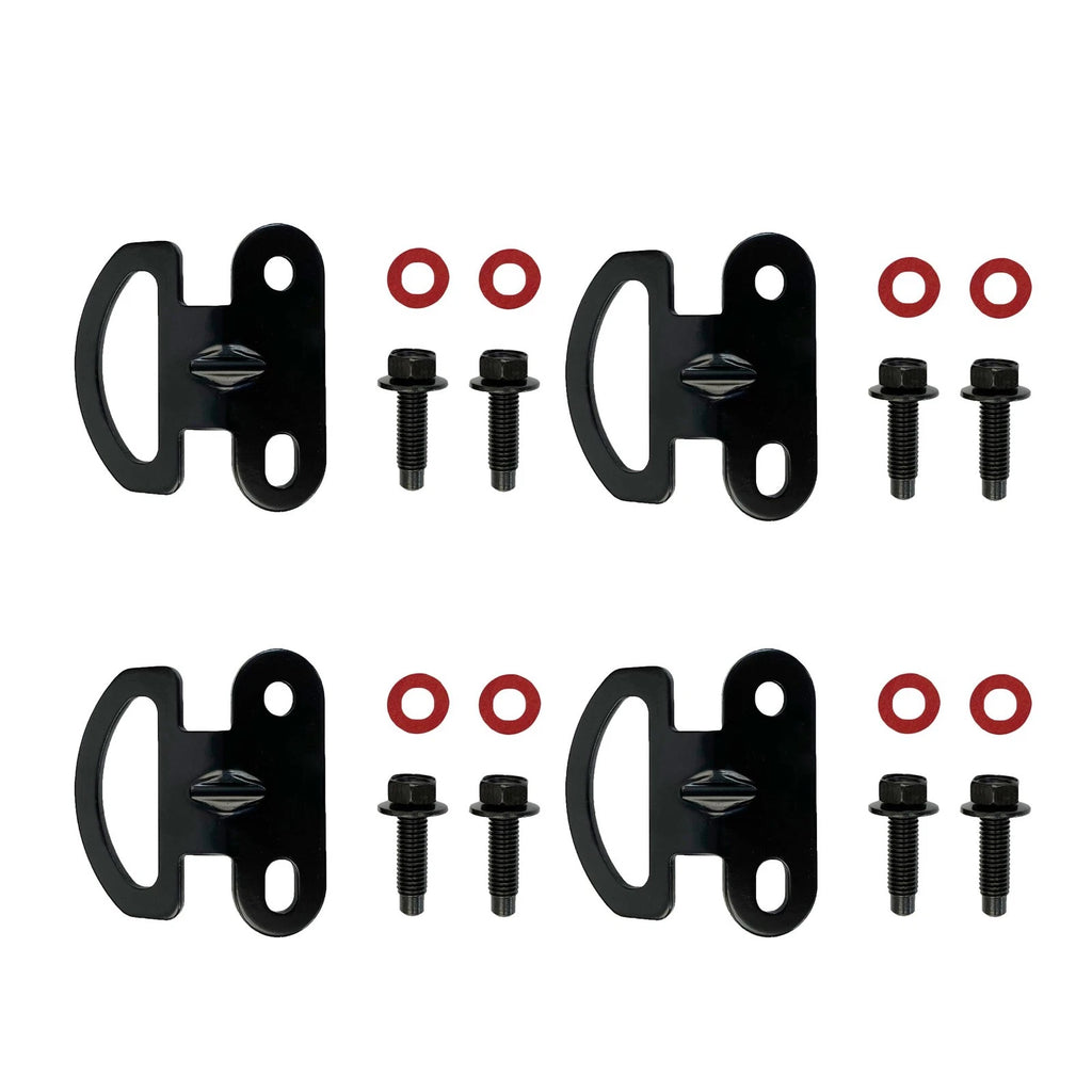 4X Rear Bed Metal Tie Down Rope Hook Latch 938067S200 for Nissan Frontier Titan (2005–2023)