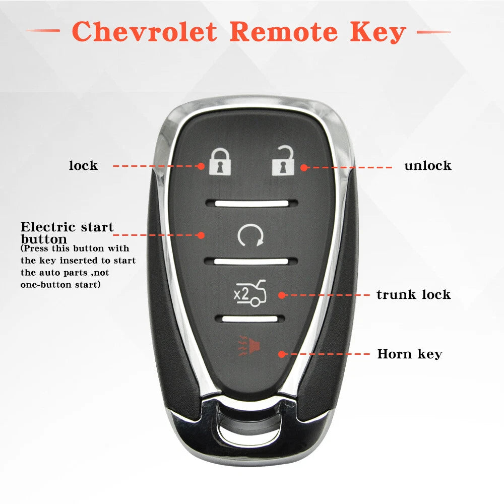 Remote Key Fob HYQ4EA 13529662 for Chevrolet Camaro Cruze Malibu (2016–2021)