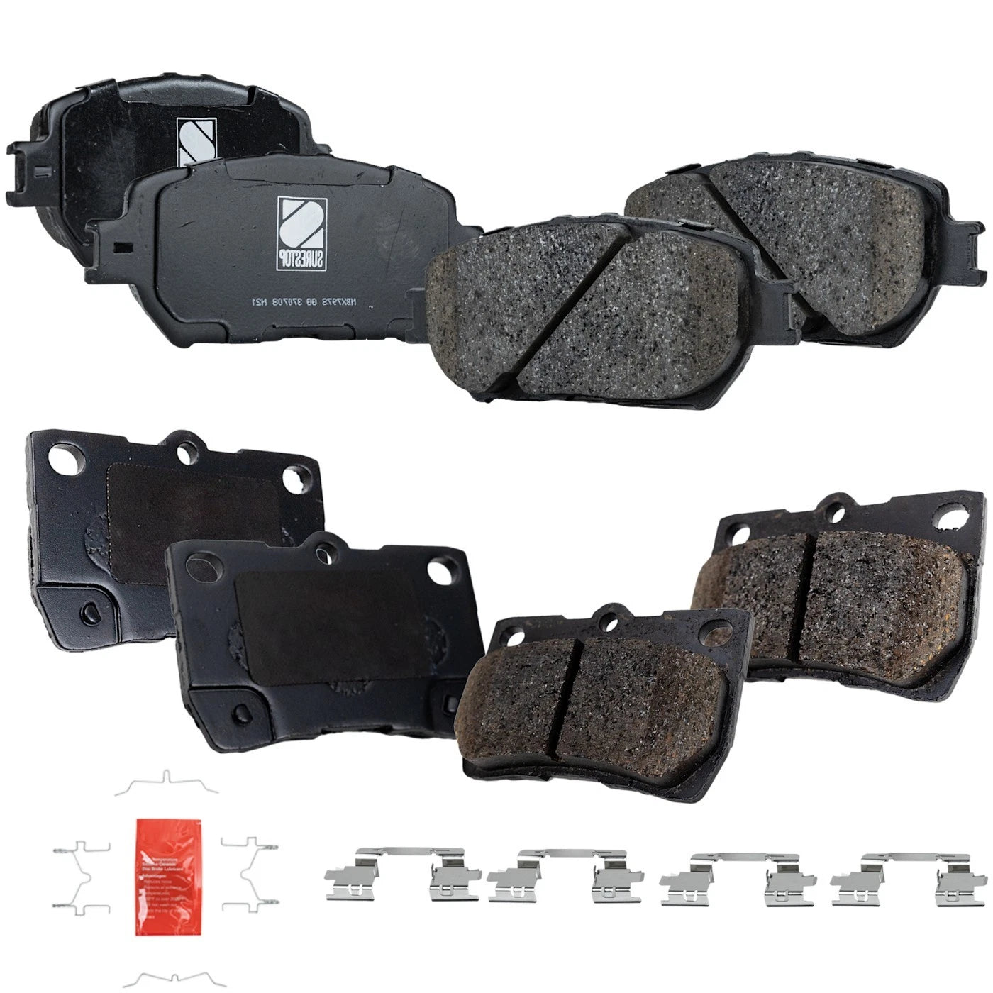 Set of 4 Brake Pads for Lexus IS250 GS300 (2006)